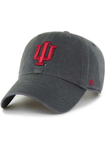 47 Charcoal Indiana Hoosiers Clean Up Adjustable Hat