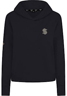 Levelwear Seattle Kraken Womens Black Sweet Copper Hooded Sweatshirt