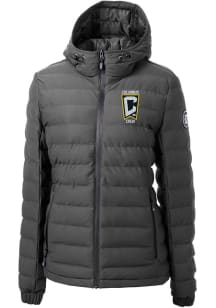 Cutter and Buck Columbus Crew Womens Graphite Mission Ridge Repreve Heavy Weight Jacket