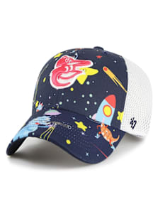 47 Baltimore Orioles Navy Blue Space Dino Clean Up Youth Adjustable Hat