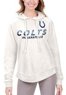 Indianapolis Colts Womens White Jordan Hooded Sweatshirt