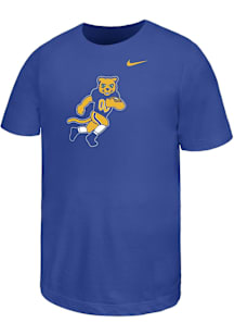 Youth Pitt Panthers Blue Nike Football Roc Short Sleeve T-Shirt
