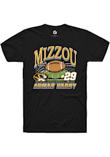 Ahmad Hardy Missouri Tigers Black NIL Caricatures Name Number Short Sleeve Player T Shirt