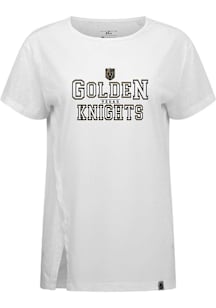 Levelwear Vegas Golden Knights Womens White Influx Journey Short Sleeve T-Shirt