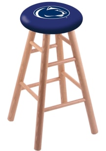 Brown Penn State Nittany Lions Round Cushion Oak Pub Stool