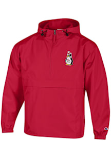 Champion Youngstown State Penguins Mens Red Penguin Packable Light Weight Jacket