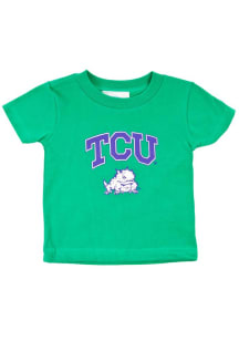 TCU Horned Frogs Infant St. Pats Short Sleeve T-Shirt Green