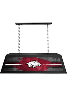 Arkansas Razorbacks Long Black Billiard Lamp