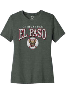 Summit Sportswear El Paso Chihuahuas Womens Graphite Homerun Short Sleeve T-Shirt