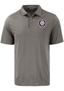 Cutter and Buck Orlando City SC Mens Graphite Coastline Eco Short Sleeve Polo