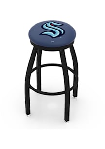 Seattle Kraken Black Pub Stool - Black