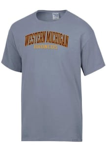 Western Michigan Broncos Grey ComfortWash Arch Garment Dyed Short Sleeve T-Shirt