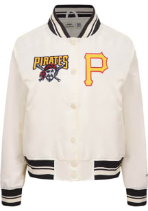 Pro Standard Pittsburgh Pirates Mens White Retro Classic Light Weight Jacket