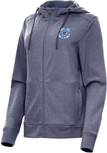 Antigua Coast Guard Womens Navy Blue Seeker Long Sleeve Full Zip Jacket