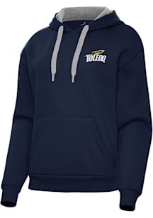 Antigua Toledo Rockets Womens Navy Blue Victory Hooded Sweatshirt