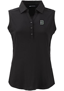 Cutter and Buck University of Massachusetts Dartmouth Womens Black Forge Eco Polo Shirt