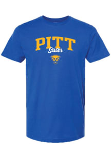 Pitt Panthers Blue Summit Sportswear Sister Short Sleeve T-Shirt