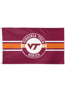 Virginia Tech Hokies 3x5 Applique Silk Screen Grommet Flag - Maroon