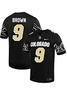 Sincere Brown  Nike Colorado Buffaloes Black Football NIL Game Football Jersey