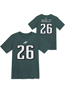 Saquon Barkley  Philadelphia Eagles Boys Teal Nike NN Short Sleeve T-Shirt
