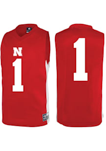 Nebraska Cornhuskers Youth Team Red Basketball Jersey