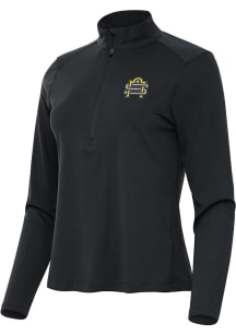 Antigua San Antonio Brahmas Womens Dark Grey Alternate Tribute Qtr Zip