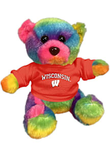 Wisconsin Badgers 6" Tie Dye Bear Game