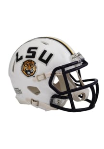 LSU Tigers White Speed Mini Helmet