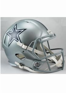 Dallas Cowboys Silver Speed Deluxe Replica Full Size Football Helmet