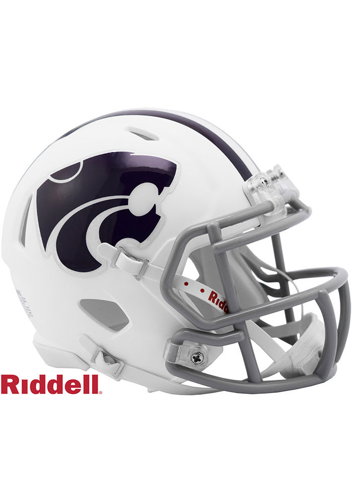 K-State Wildcats White Speed Mini Helmet