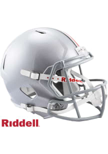 Ohio State Buckeyes Silver Replica Speed Full Size Football Helmet