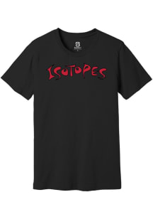 Summit Sportswear Albuquerque Isotopes Black Alt Logo Wordmark Short Sleeve T Shirt
