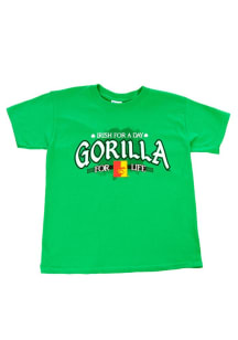Pitt State Gorillas Youth Green Irish For A Day Short Sleeve T-Shirt
