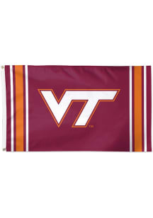 VA TECH MAROON Vertical Stripes SS GRM