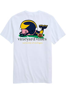 Vineyard Vines Michigan Wolverines White whale Short Sleeve Fashion T Shirt