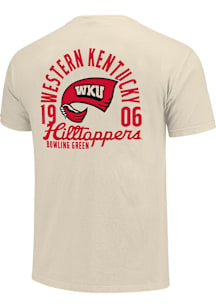 Western Kentucky Hilltoppers Ivory Mascot Overlay Short Sleeve T Shirt