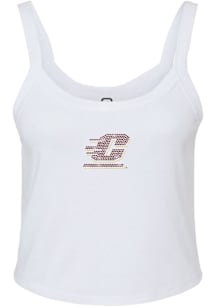 Summit Sportswear Central Michigan Chippewas Womens White Micro Rib Tank Top