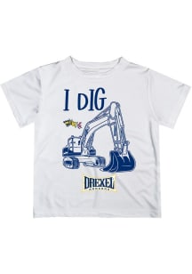 Toddler Drexel Dragons White Vive La Fete Excavator Short Sleeve T-Shirt