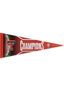 Texas Tech Red Raiders 2025 Big 12 Champions Pennant - White