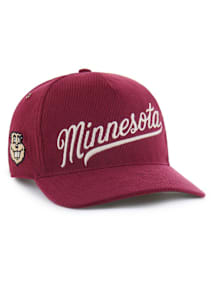 47 Minnesota Golden Gophers Golden Age Cord Hitch Adjustable Hat - Maroon