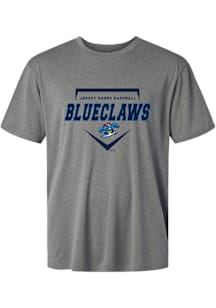 Summit Sportswear Jersey Shore BlueClaws Graphite Homeplate Short Sleeve T Shirt