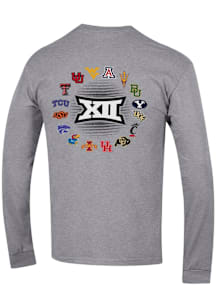 Champion Big 12 Grey Big 12 Logo Long Sleeve T Shirt