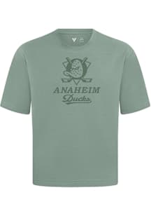Levelwear Anaheim Ducks Green Signature Knit Shadow Surge Short Sleeve Fashion T Shirt