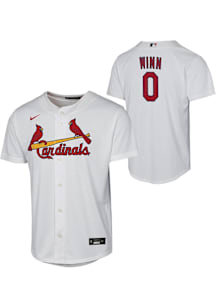 Masyn Winn  Nike St Louis Cardinals Youth White Home Replica Jersey