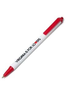 Virginia Virginia is for Lovers Ballpoint Click Pen Set - Red