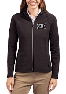 Cutter and Buck Big 12 Womens Black Adapt Eco Light Weight Jacket