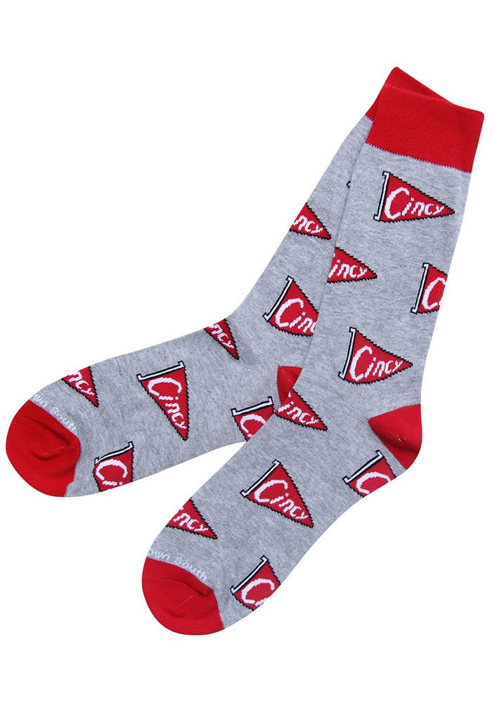 Cincinnati Pennant Mens Crew Socks