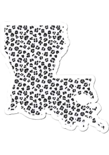 Louisiana Leopard Print Stickers