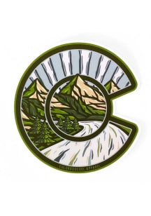 Colorado Drift Green Stickers