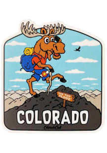 Colorado Hikin Moose Stickers